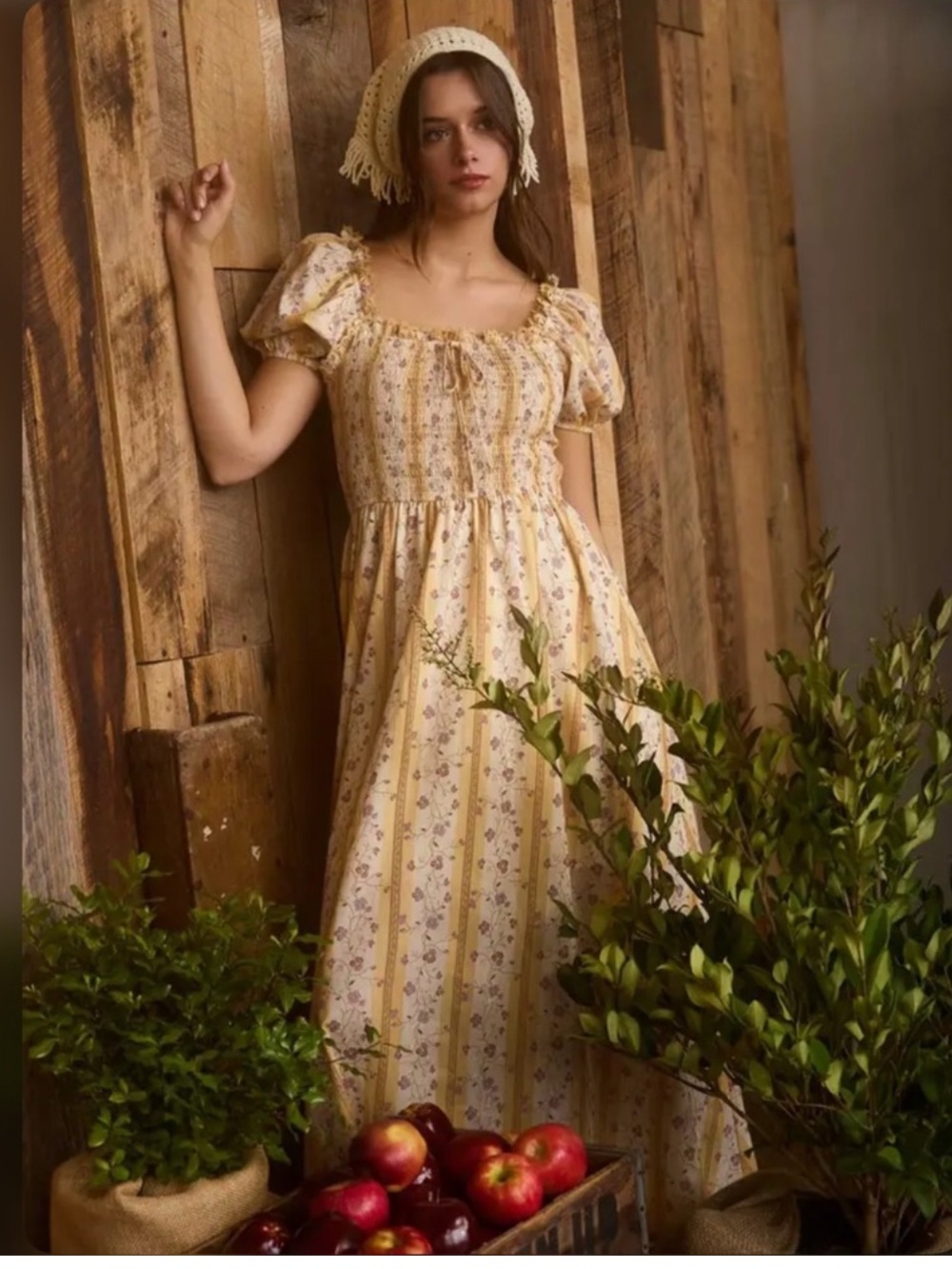 Blu Pepper dress yellow Floral